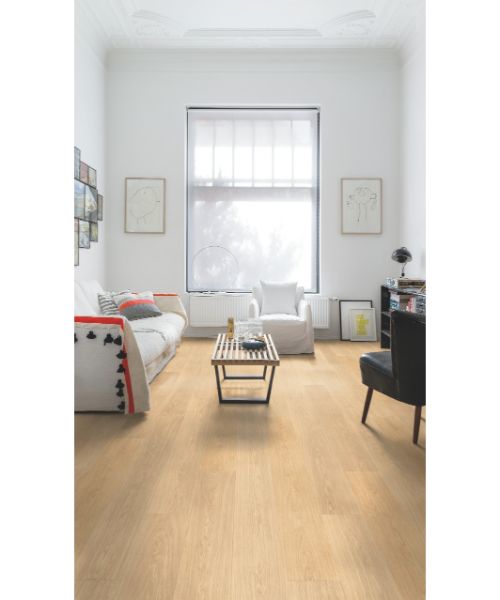 White Varnished Oak Planks Lpu1283, Quick Step Laminate Flooring White Varnished Oak