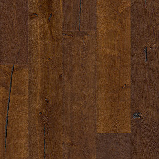 Overhead shot of caramel oak flooring
