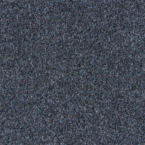 Overhead shot of navy blue carpet tile