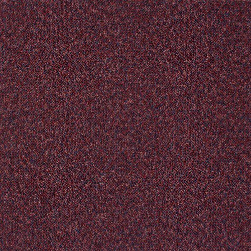 Overhead shot of burgundy carpet tile, Piranha