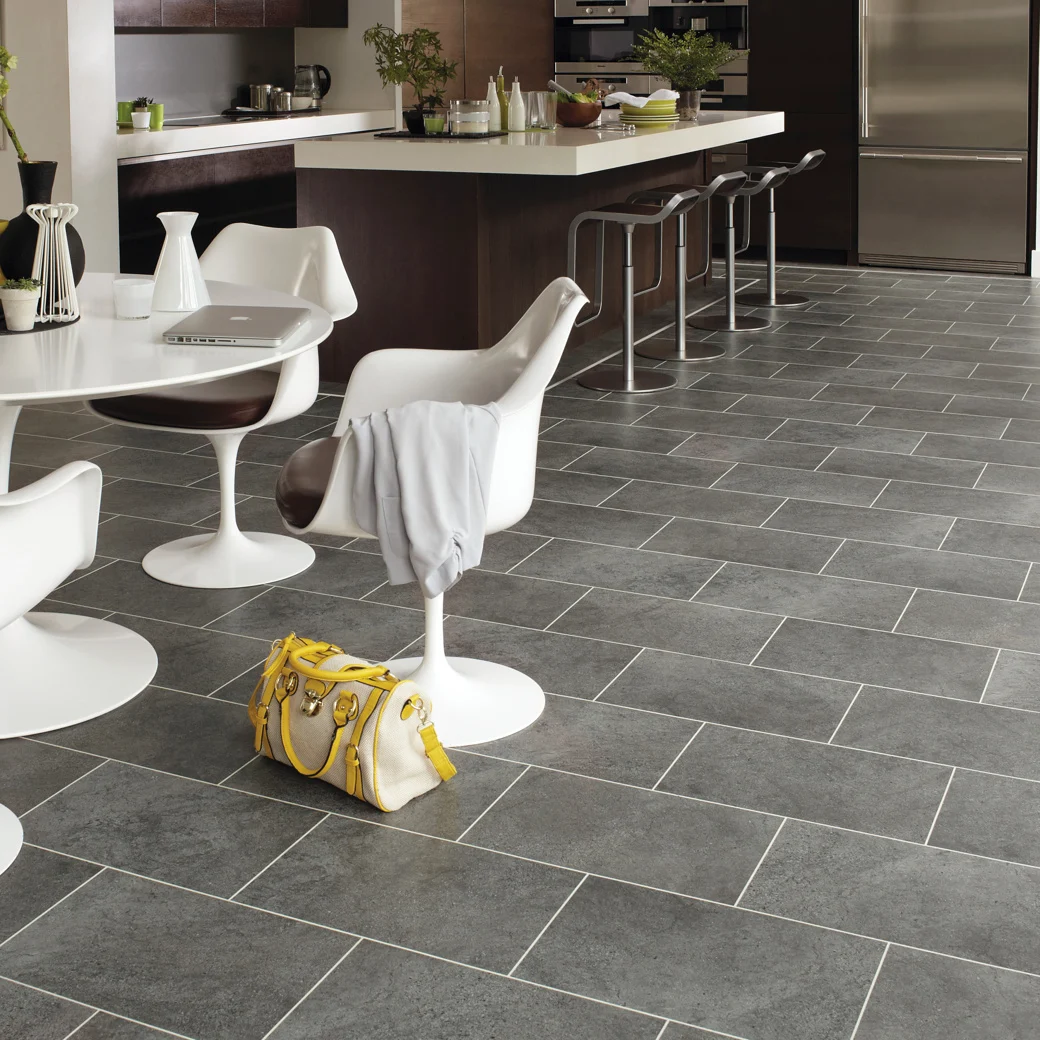Karndean Cumbrian stone in a Kitchen