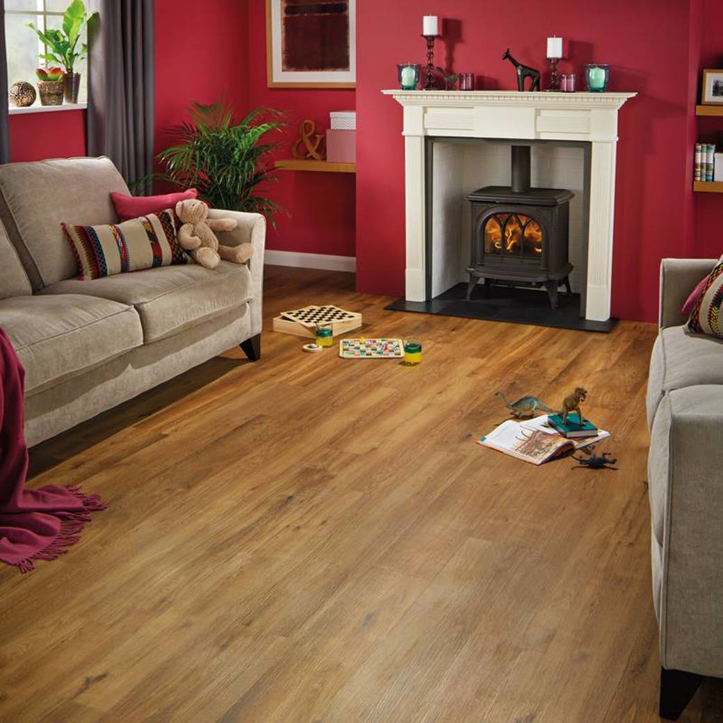 Classic Oak Flooring from Karndean in a Living room