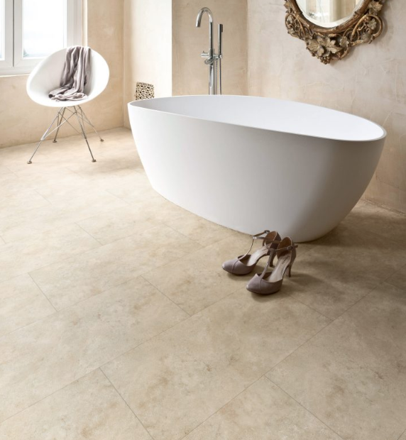 Admiral Limestone 5744 Tlc Luxury, Limestone Effect Vinyl Floor Tiles
