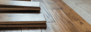 Planks of hardwood
