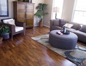Bright modern interior Design with hard wood flooring