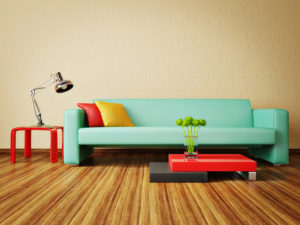 modern interior room with nice furniture inside