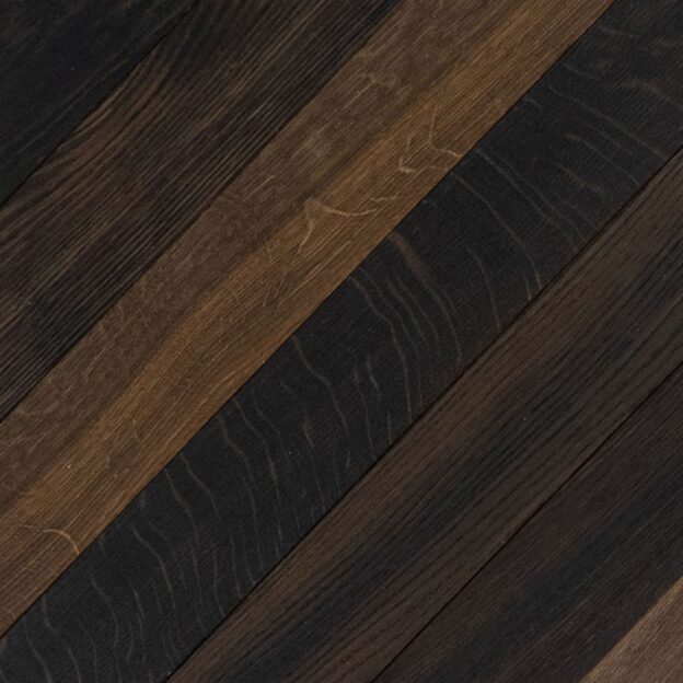 CV103 Smoked Oak | V4 Wood Flooring Tundra Chevron | Close Up