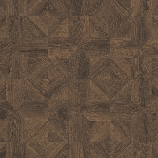 Overhead view of IPA4145 Royal Oak Dark Brown flooring