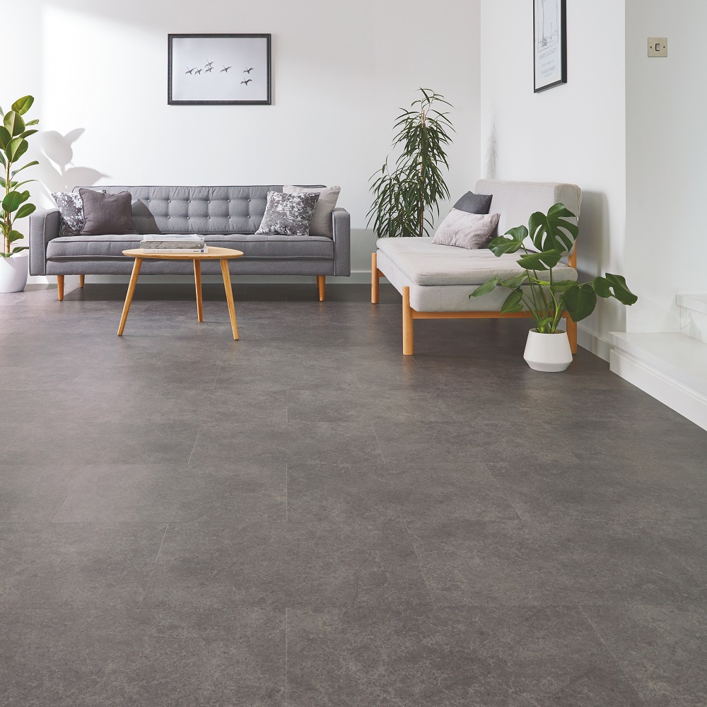 Karndean Korlok Volcanic Black RKT2406 |Hallway Living Room