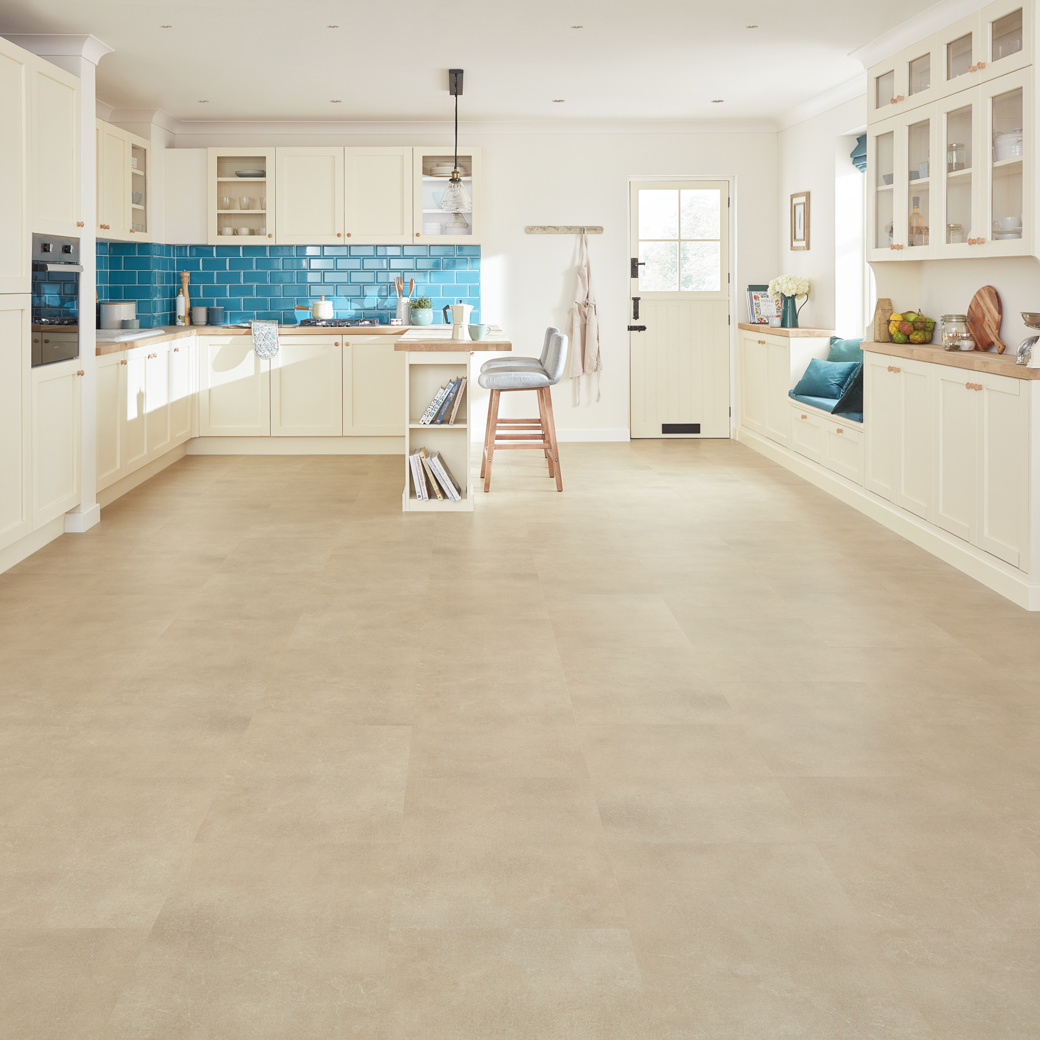 Karndean costwold stone flooring in a kitchen