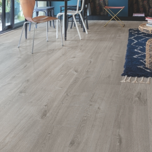 Quick-Step Alpha Cotton Oak Cozy Grey AVMP40202 | Best at Flooring