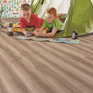 ELV223AP Honey Oak flooring in a playroom