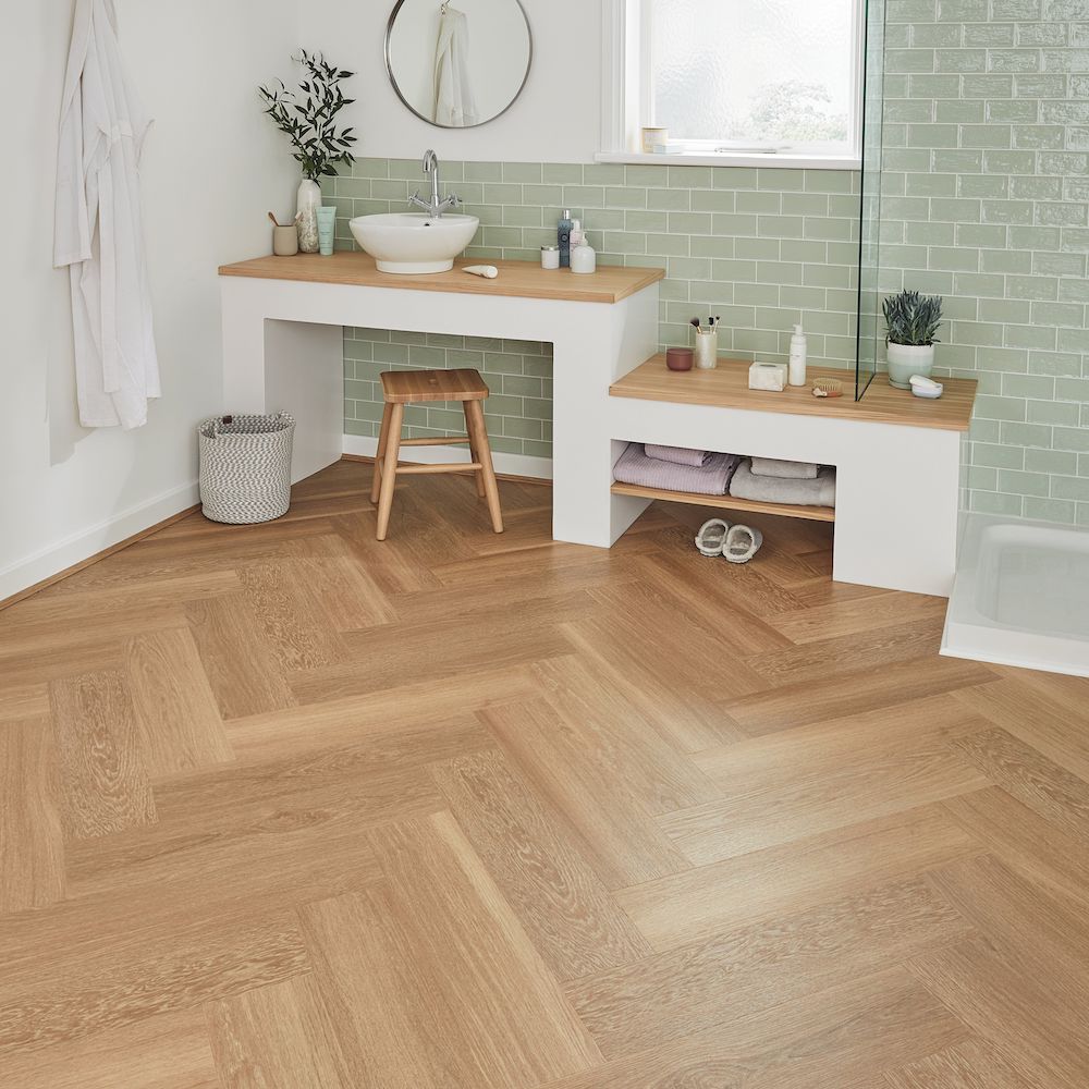 Warm Brushed Oak SM-VGW121T | Karndean Van Gogh | Bathroom
