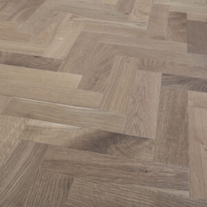 Light Smoked & Oiled Herringbone | Engineered Wood | Best at Flooring