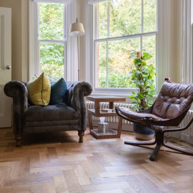 ZB201 Smoked Oak | V4 Wood Deco Parquet | Living Room