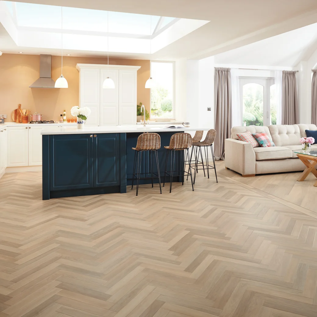 Karndean mountain oak flooring in a Kitchen