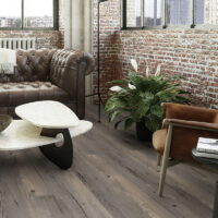 Living room with Norwegian Wood - Fjord