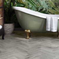 Room with Royal Oak Nordic Herringbone flooring