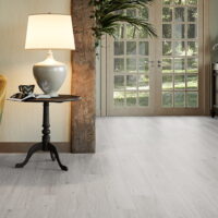 Living room with Sherwood Oak Fossil