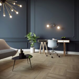 New England Oak Herringbone Sand | Invictus Maximus | Home Office
