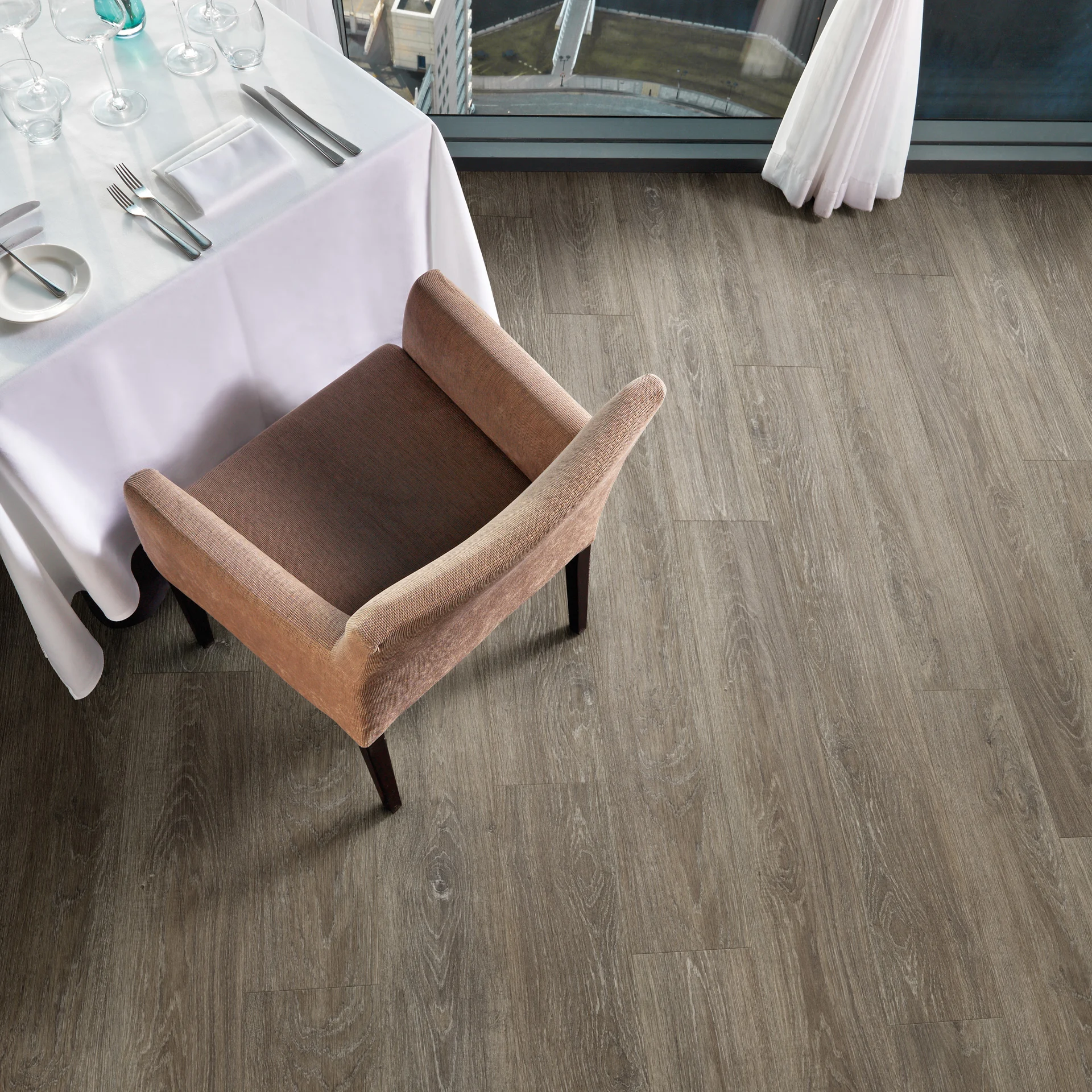 dining room with Palio Bolsena flooring