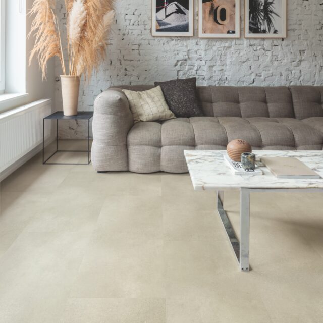 Sandstone Concrete ILCL40274 | Quick-Step Illume Click | Living Room