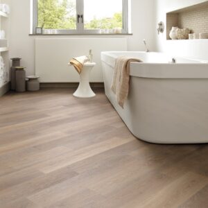 Rose Washed Oak | Karndean Knight Tile Rigid Core | Bathroom