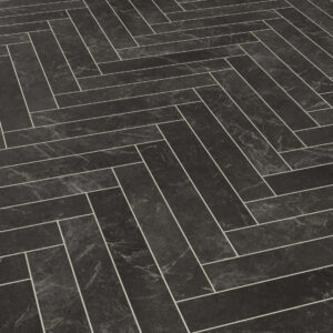 Midnight Marble Herringbone SM-ST28 | Karndean Knight Tile | Best at Flooring