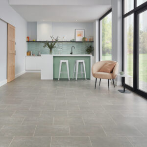 Smoked Concrete | Karndean Knight Tile Rigid Core | BestatFlooring