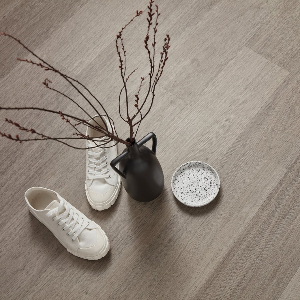 Karndean Grey studio Oak flooring in a dining room