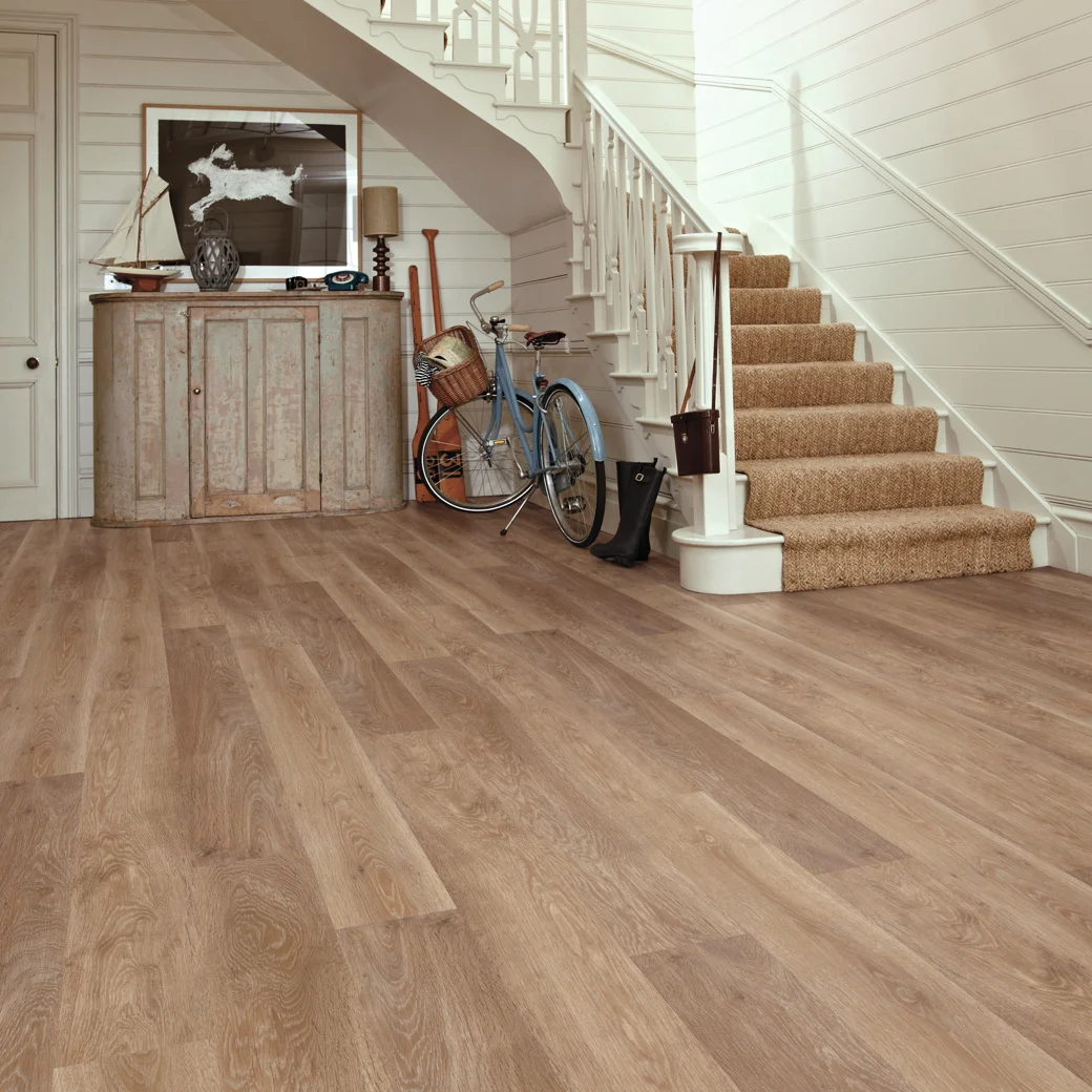 Karndean Pale Limed Oak flooring in a Hallway
