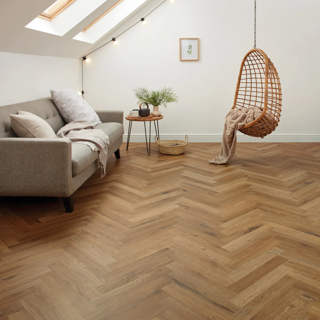 Karndean Traditional Character Oak flooring in a living room