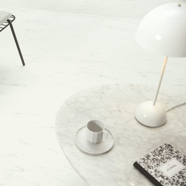 Marble Carrara White AVSTT40136 | Quick-Step Alpha | Lounge