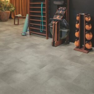 Grey flooring in a gym setting