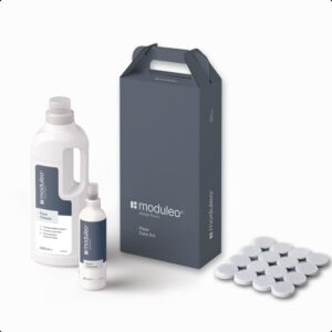 Moduleo Floor Care Kit with 1L Cleaner, 250ml Spot Cleaner, 16 Felt Pads