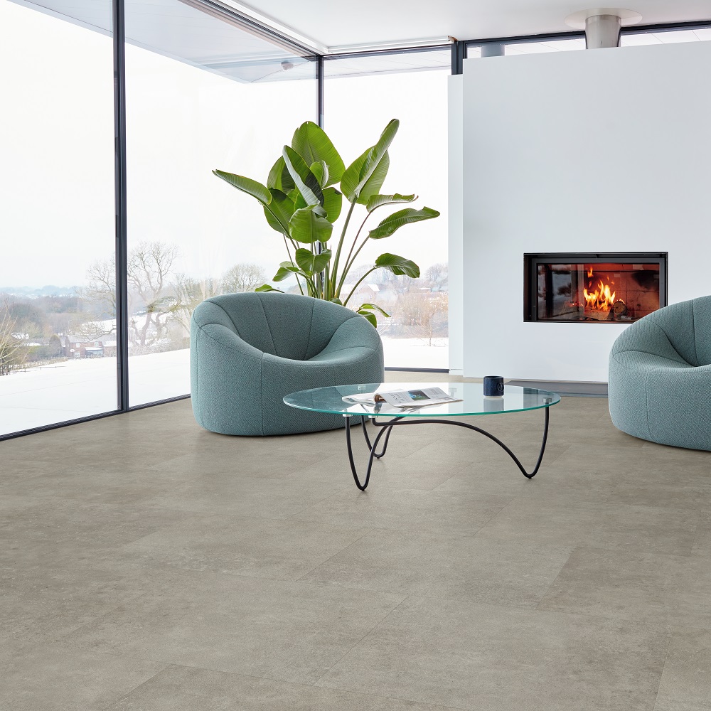 Pebble Grey VGT2410 | Karndean Van Gogh | Lounge
