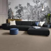 Living room with Karndean Bronze castello marble flooring