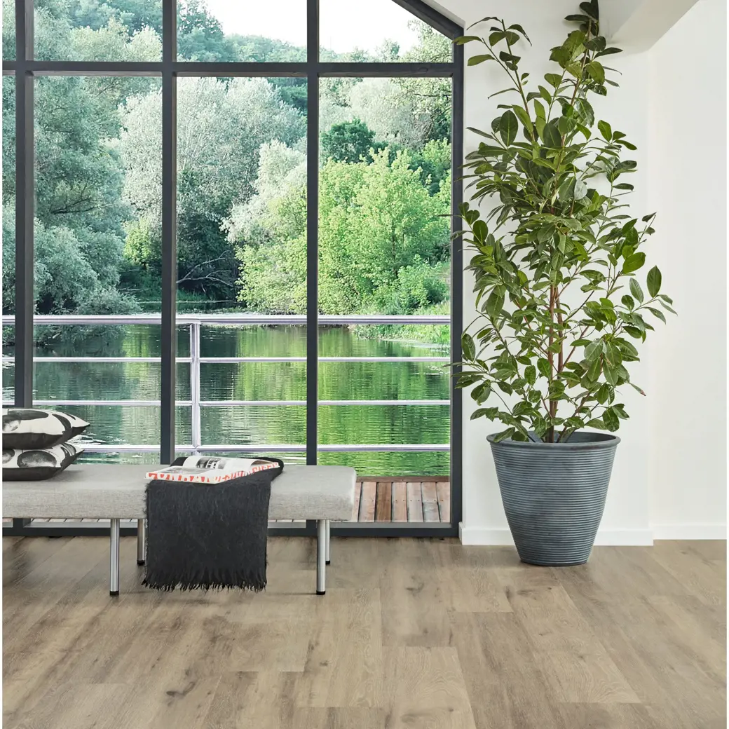 Baltic washed oak flooring by Karndean in a living room