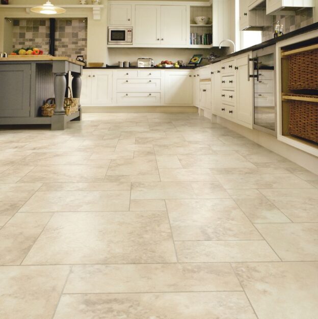 Alderney Limestone LM03 | Karndean Art Select Kitchen | Best at Flooring