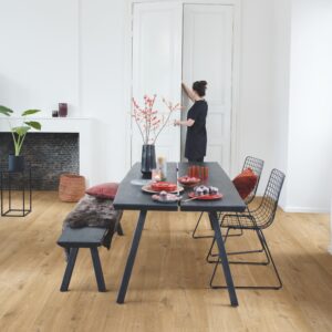 QuickStep Alpha Bloom Cotton Oak Natural | Dining Room