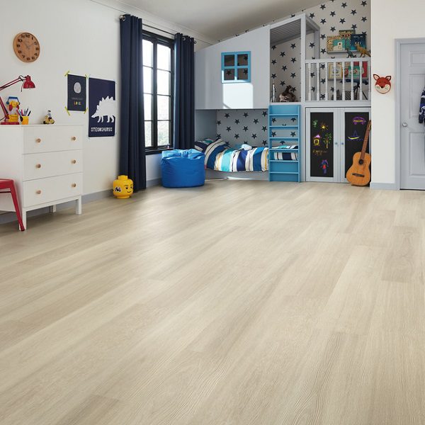 Palio Express Korlok Ivory Brushed Oak RKP8217 in a bedroom