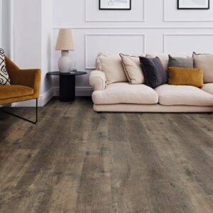 Karndean Korlok Reclaimed French Oak in lounge