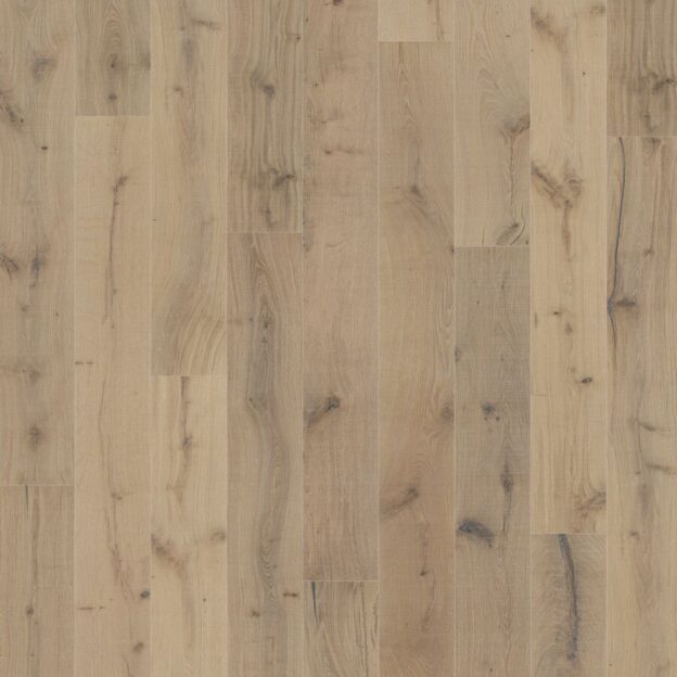 A close up of Kahrs Texture Oak Weiss.