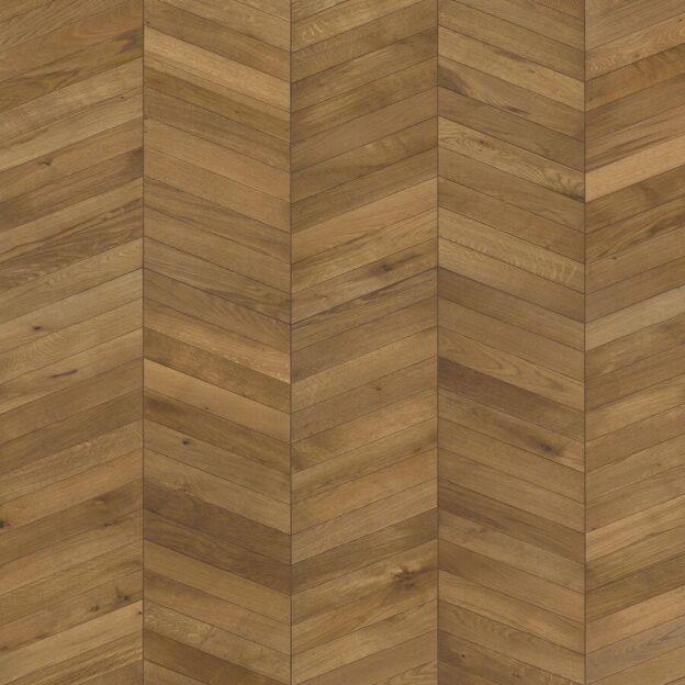 Kahrs ID Chevron Light Brown in a Close up image.