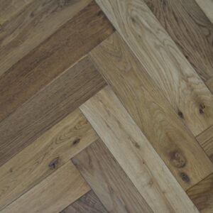 Quercia Rossa Smoked, Nail Marks & UV Lacquer Herringbone