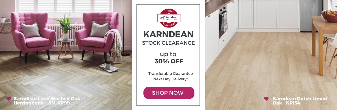 Karndean Stock Clearance - up to 30% off Homepage Banner