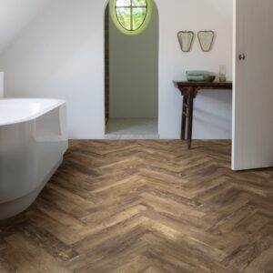Country Oak 54875 | Moduleo LayRed Herringbone | Bathroom