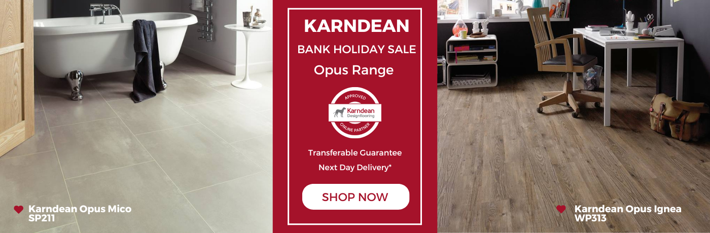 Karndean Bank Holiday Sale - Opus range - banner 1