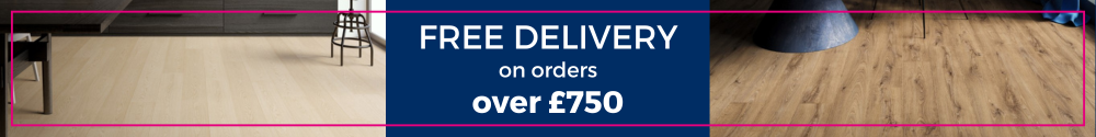 Free Delivery on orders of £750 banner