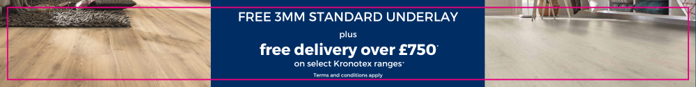 Free underlay offer banner